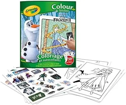 [1650565624] Color and Sticker Disney Frozen 2 04 5864G