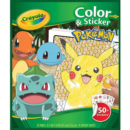 Color and Sticker Pokemon 04 2740G