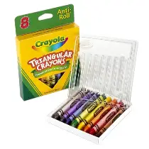 [1650565641] Crayons triangulaires anti-roulement