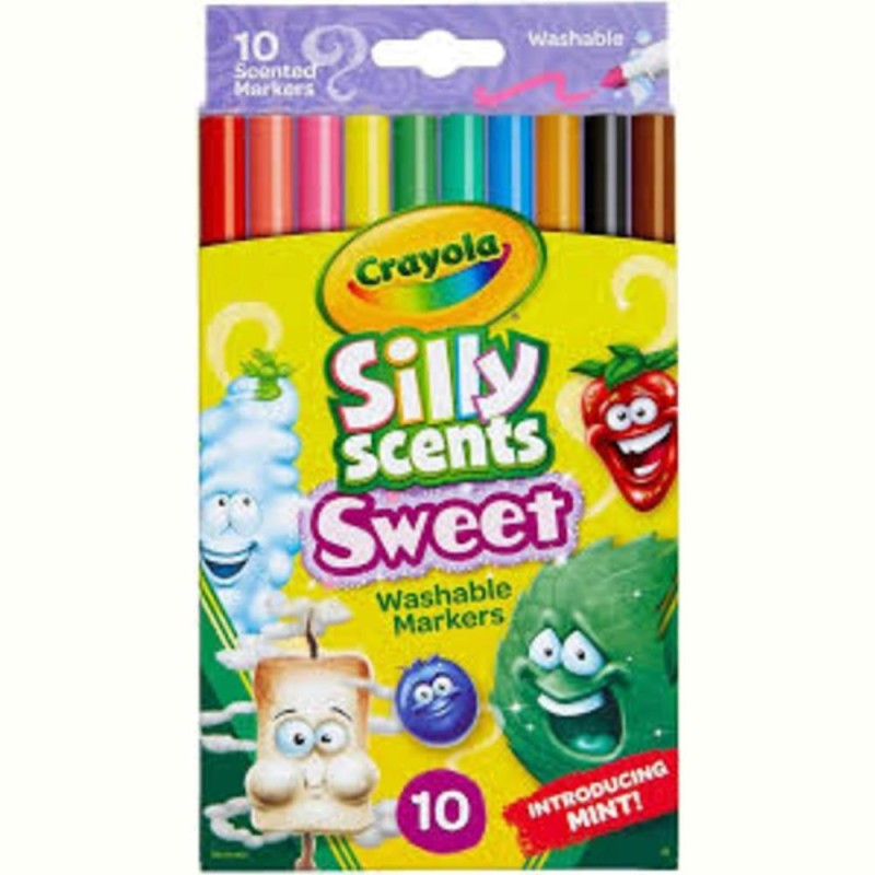 Washable Fineline Scented Markers 10ct 58 5071G