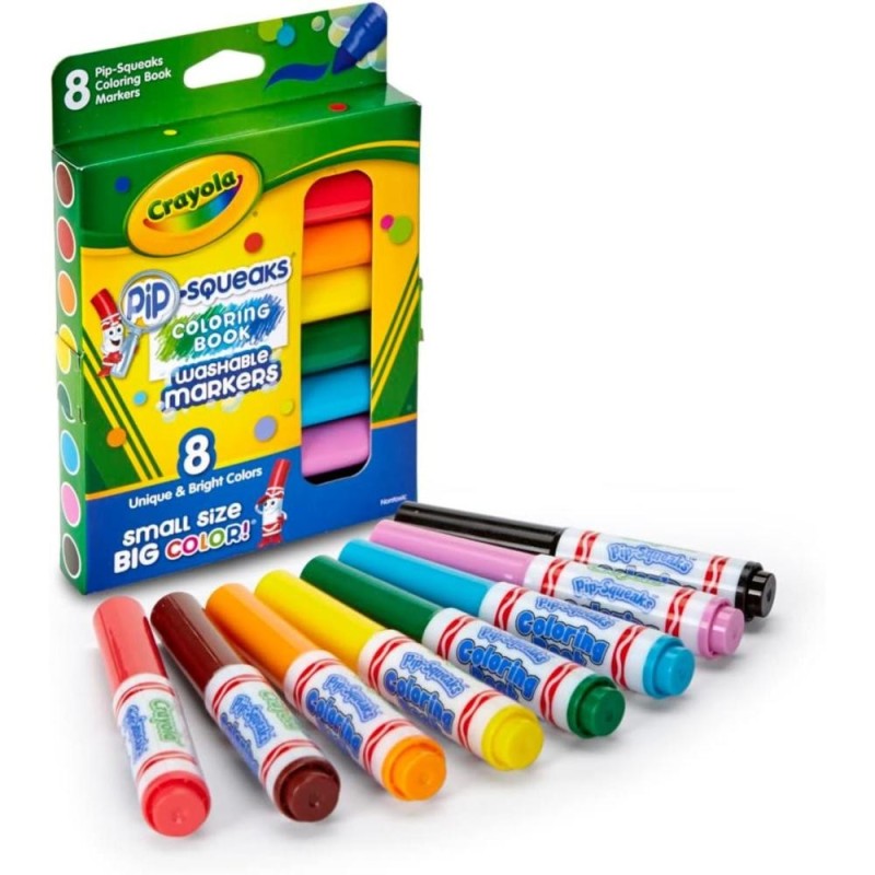 Pipsqueaks Washable Markers 7ct 58 3370 E 303