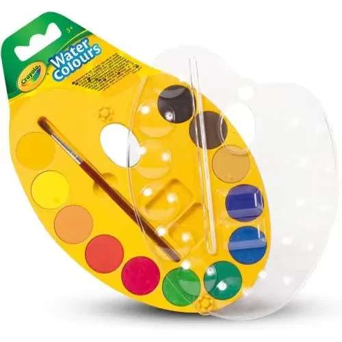 [1650565684] Lot de 2 aquarelles de 12 couleurs vives