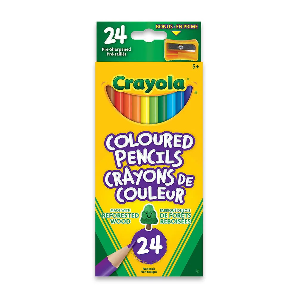 Coloured Pencils 24ct 3624