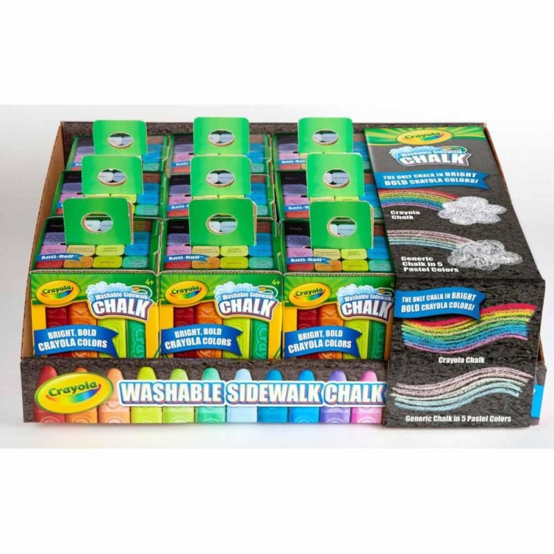 Washable Sidewalk Chalk 16ct 514008