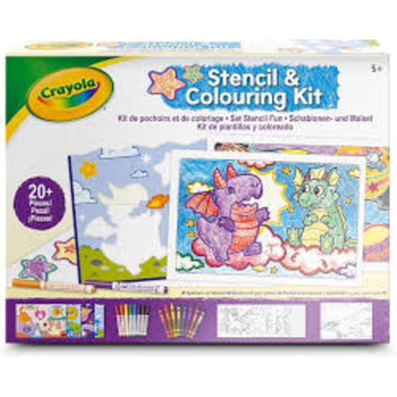 [1650565703] Stencil and Colouring Kit 04 2952