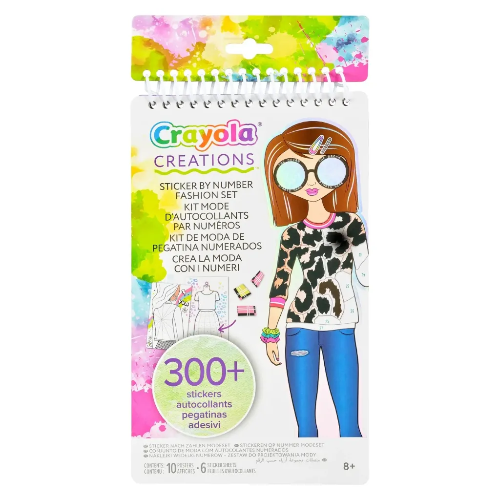 [1650565711] Crayola Creations Stickers by Number Set 26285