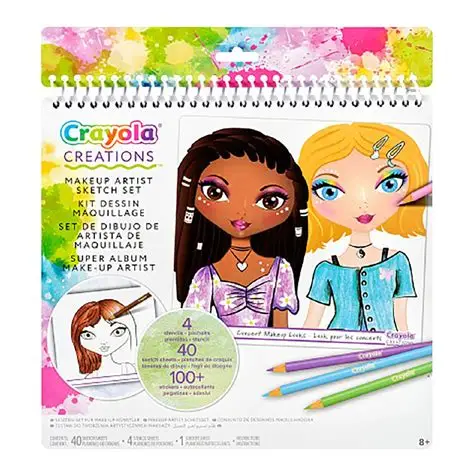 [1650565713] Crayola Creations Make up Sketch Portfolio 04 1056