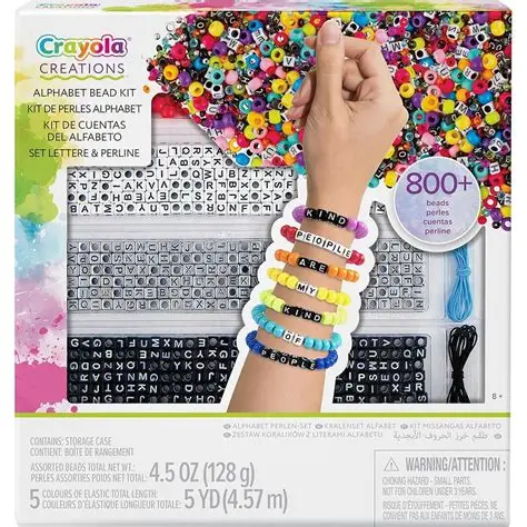 [1650565721] Crayola Creations Alphabet Bead Kit 04 4666
