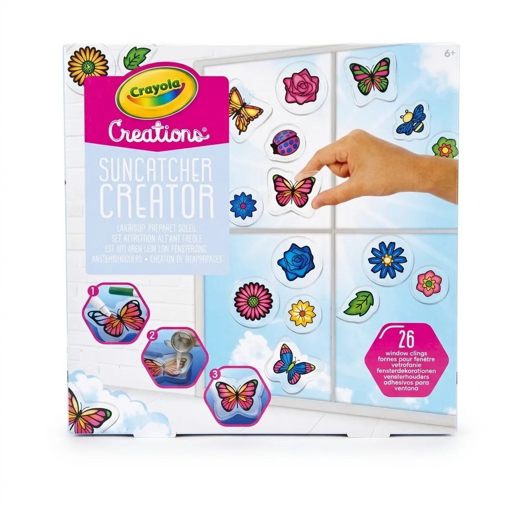 Crayola Creations Suncatcher Creatoer Butterfly Garden 04 2596