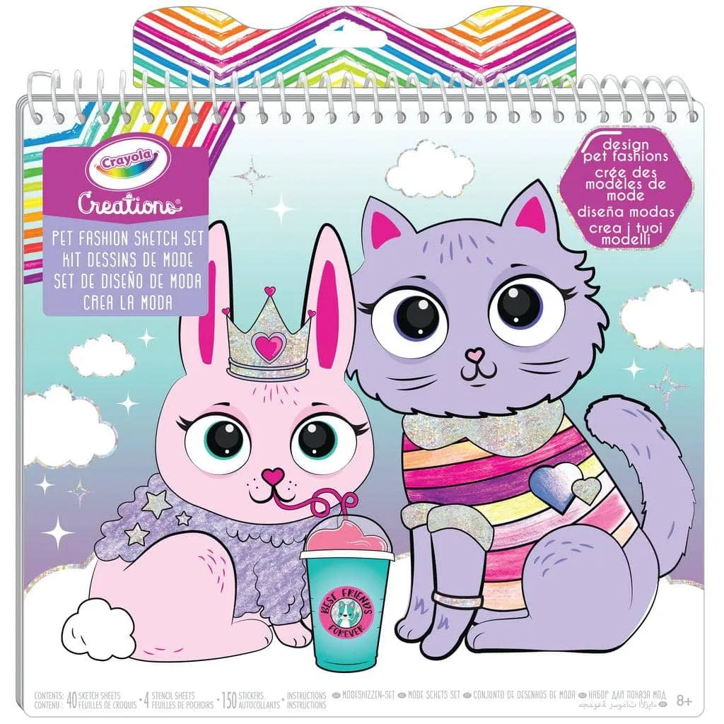 Crayola Creations Pets Fashion Sketch Set 04 1173