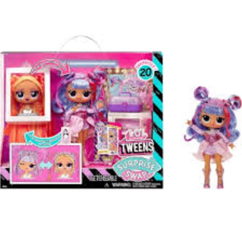 [1650565788] L.O.L. Surprise Buns 2 Braids Bailey 591757EUC
