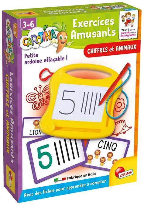 Exercices Amusants Chiffres and Animaux FR107209