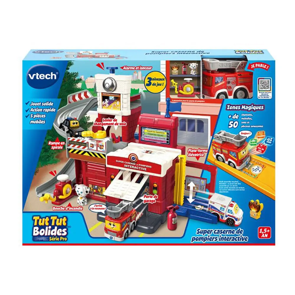 [1650565928] Super caserne de pompiers interactive 543005