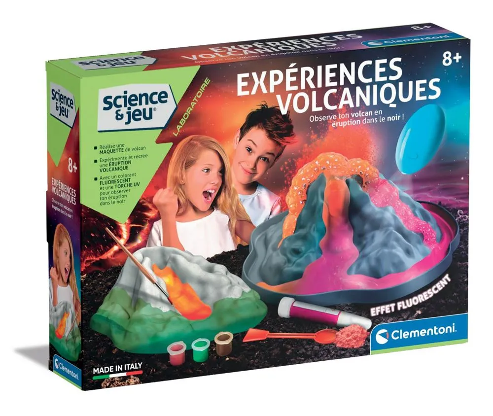 EXPERIENCES VOLCANIQUES EFFET FLUORESCENT 52629