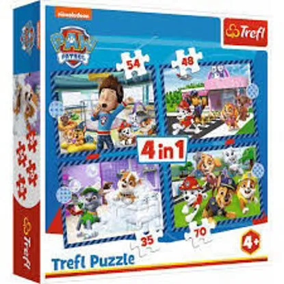 [1650566150] Puzzles 4in1 Viacom Paw Patrol 34650