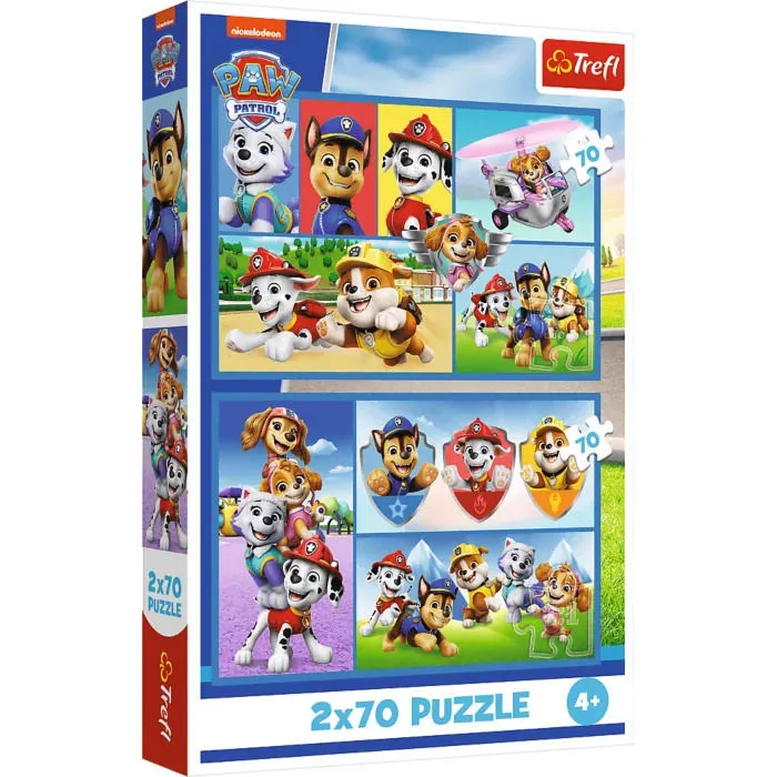 [1650566159] Puzzles 2x70 Paw Patrol rules 34441