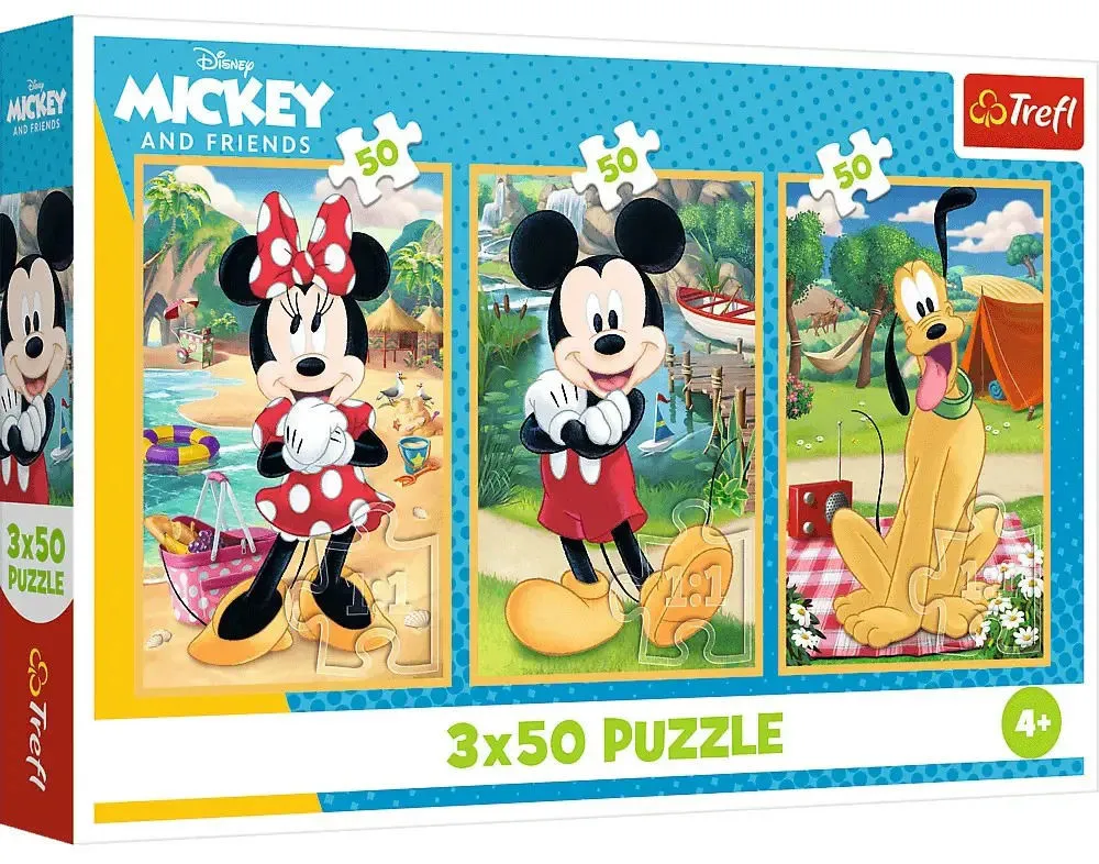 [1650566168] Puzzles 3x80 Minnie and friends 34889