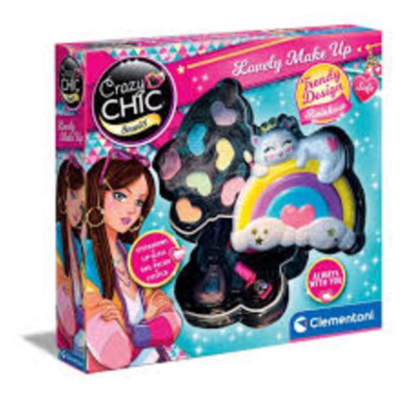 Crazy Chic PALETTE DE MAQUILLAGE CHAT - ARC EN CIEL 18793