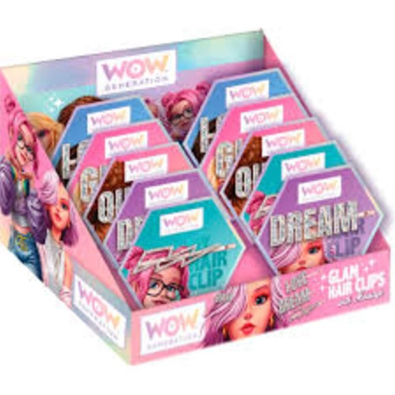 [1650566243] pinces à cheveux glamour avec message WOW00089
