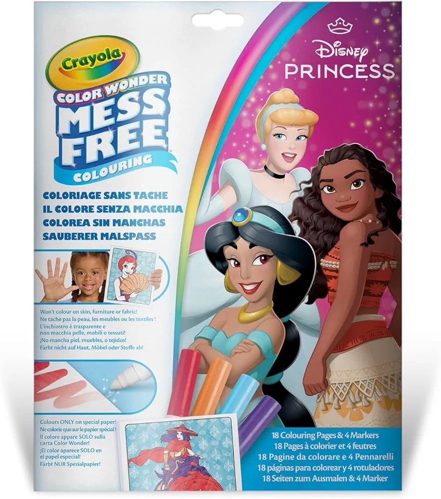 [1650566269] Color Wonder Set Disney Princess foldelope 4 mini BL markers 75 2813