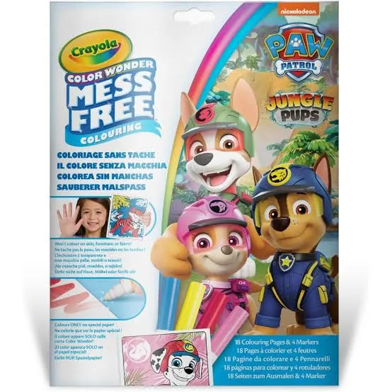 Color Wonder Set Paw Patrol foldelope 4 mini BL markers 75 2814
