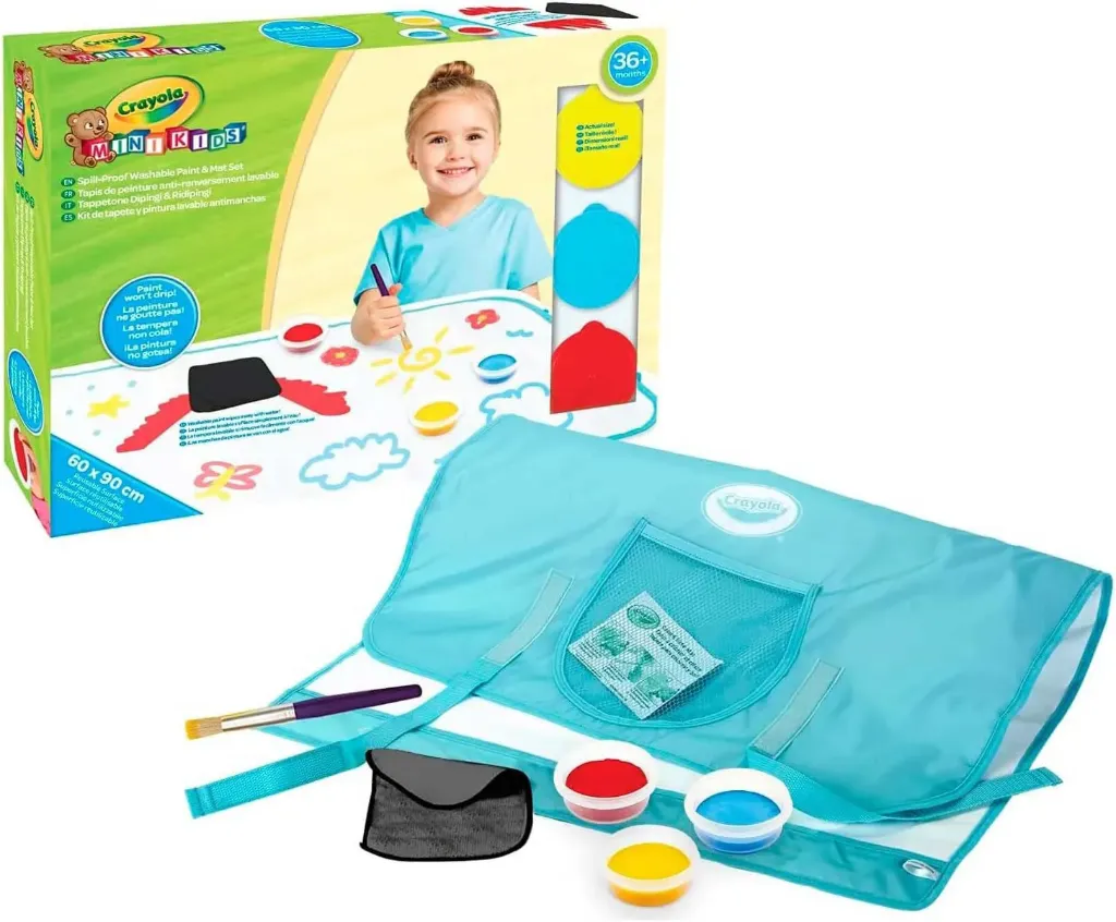 [1650566324] MK Spill proof Washable Paints and Mat Set 81 1528