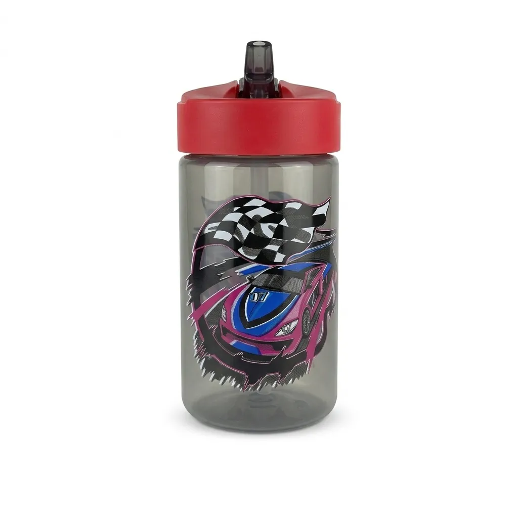 [1650566362] Gourde 430ml avec paille Mix 161805 100