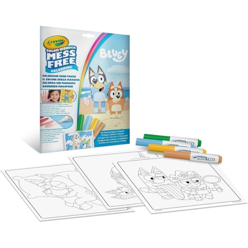 [1650566538] Color Wonder Set Bluey foldelope 4 mini BL markers 75 4610G