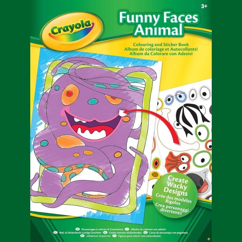 [1650566543] Color & Sticker assorted Funny Faces People Funny Faces animals 257351