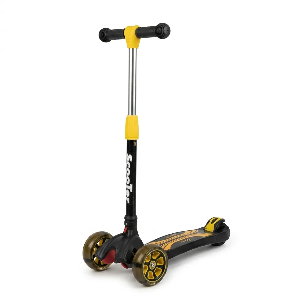 Trotinette pliable avec roues lumineuses 2509B52