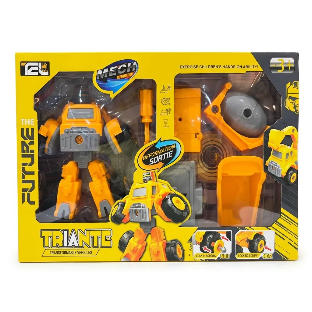 [1650566605] set de véhicule transformable avec kit de bricolage 2509B825