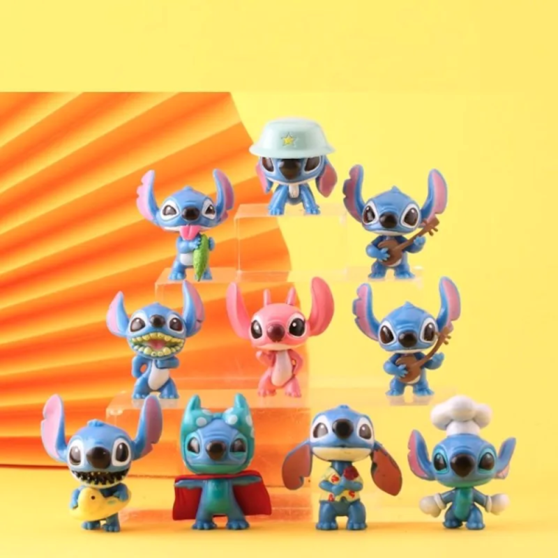 [1650566622] set de 10 figurines Stitch 2509B725
