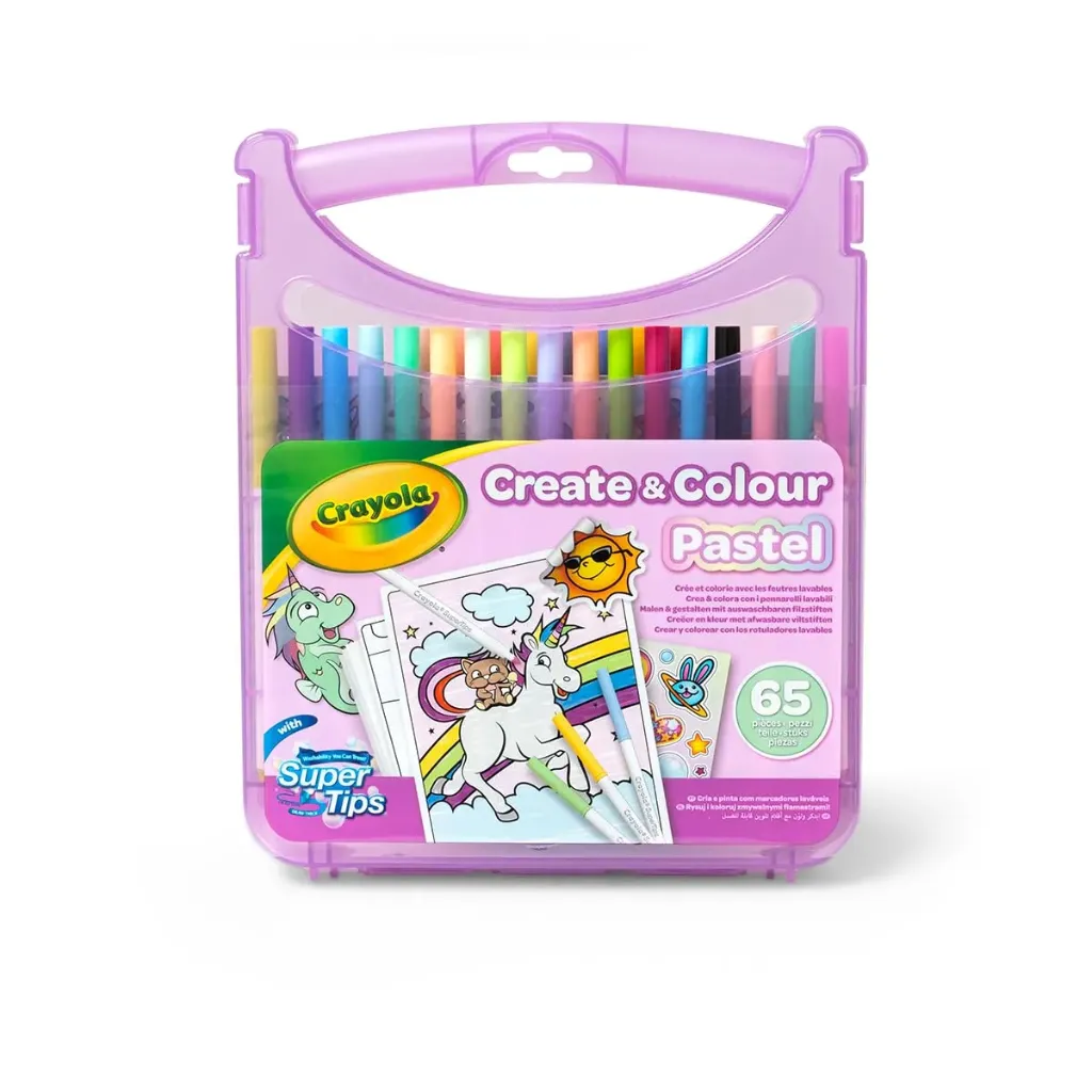 Pastel Create and Color Art Case 25 5239