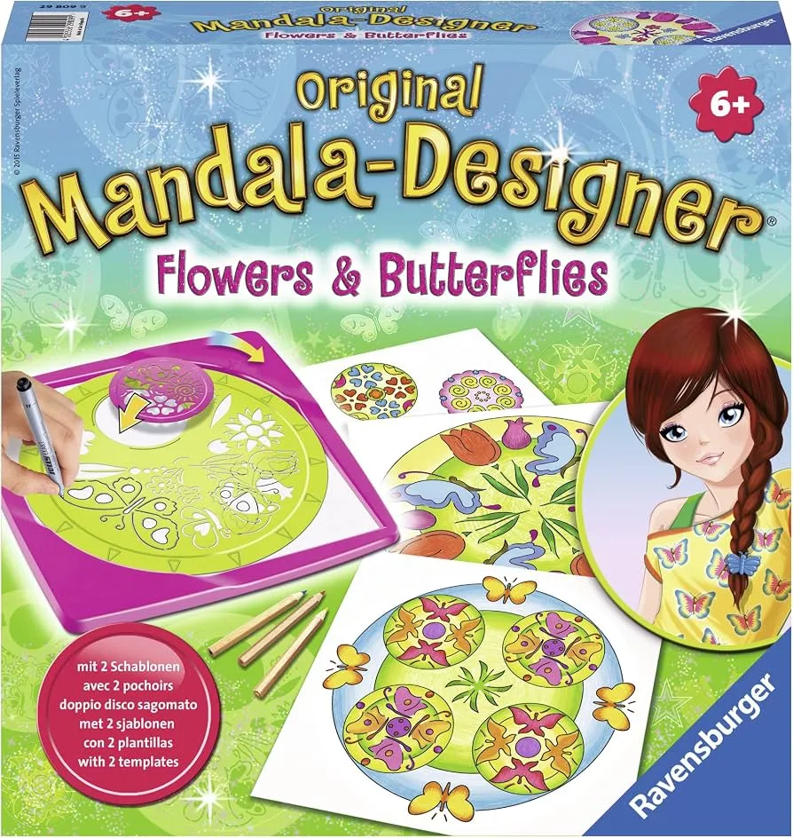Mandala Designer flowers and Butterflies 29609