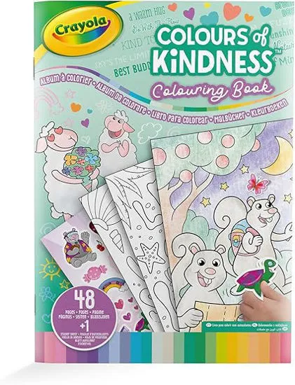 Color Of Kindness Coloring book 48 pages 1 sticker sheet 25 2737G