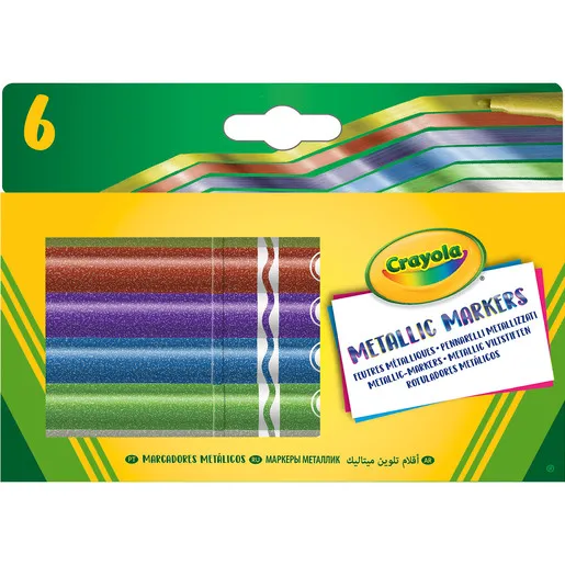 Metallic Markers 6ct 58 8828