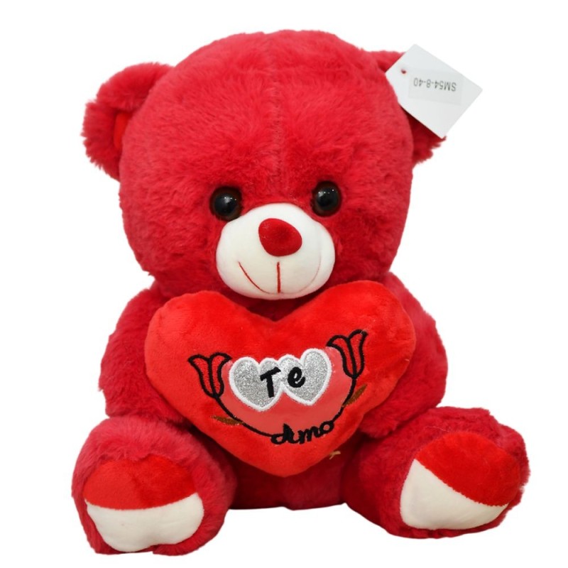 [1650567087] Ours Cœur LOVE Red 30cm SM54815