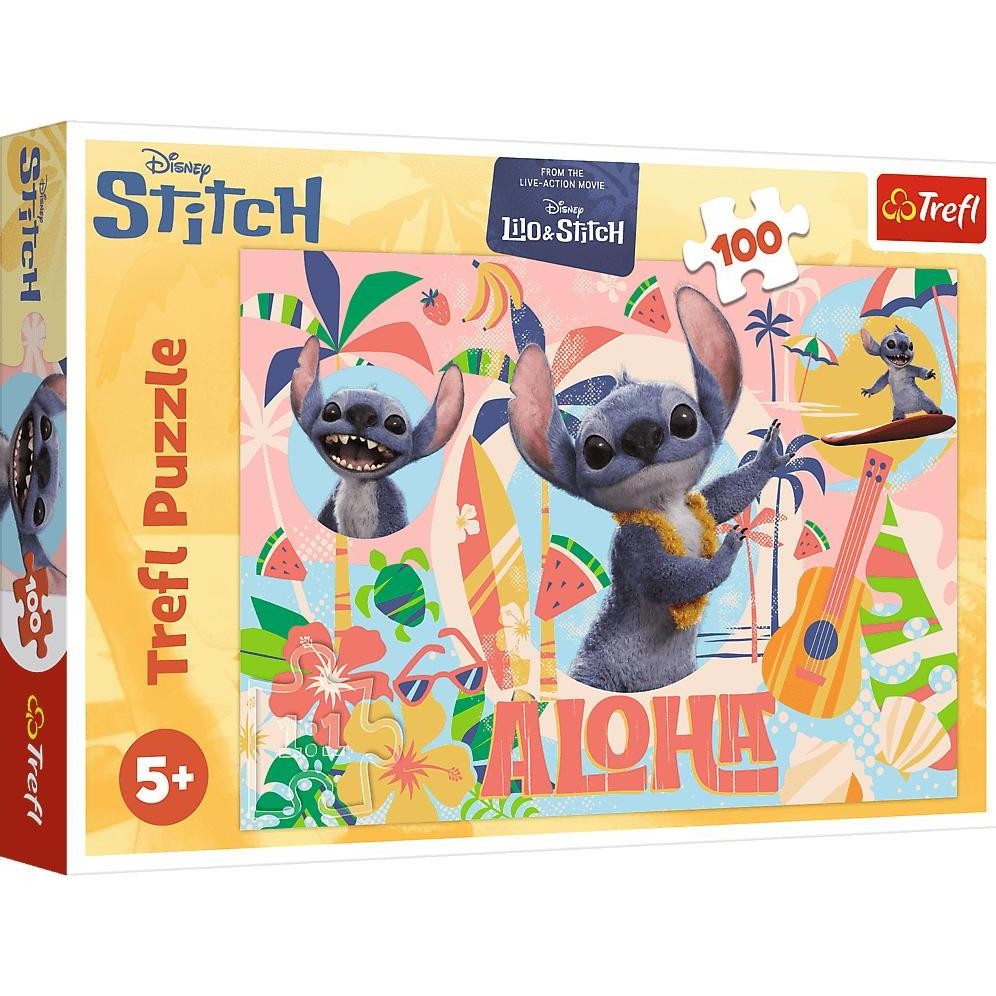 [1650567245] Puzzles 100 Stitch and friends in action 16495