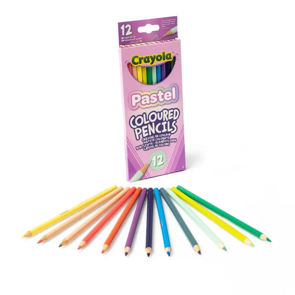 [1650567270] Pastel Coloring Pencils 12ct 68 3366