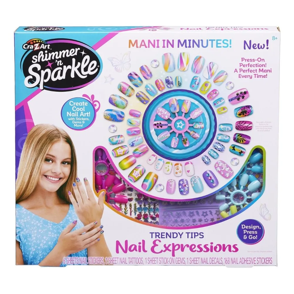 Shimmer â€˜n Sparkle Trendy Nail Expressions 65610