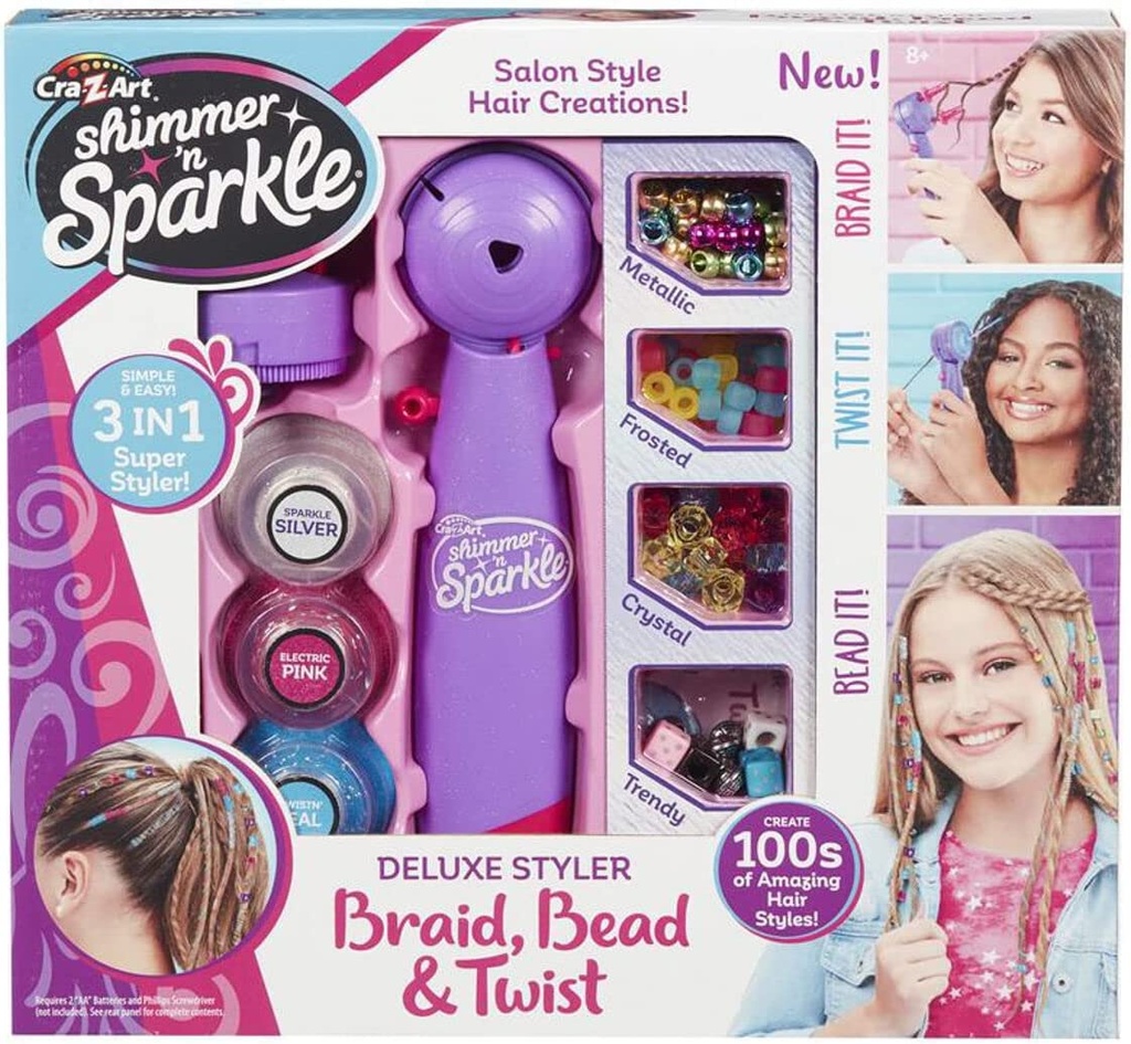 Shimmer 'n Sparkle Deluxe Styler Braid, Bead and Twist 65576
