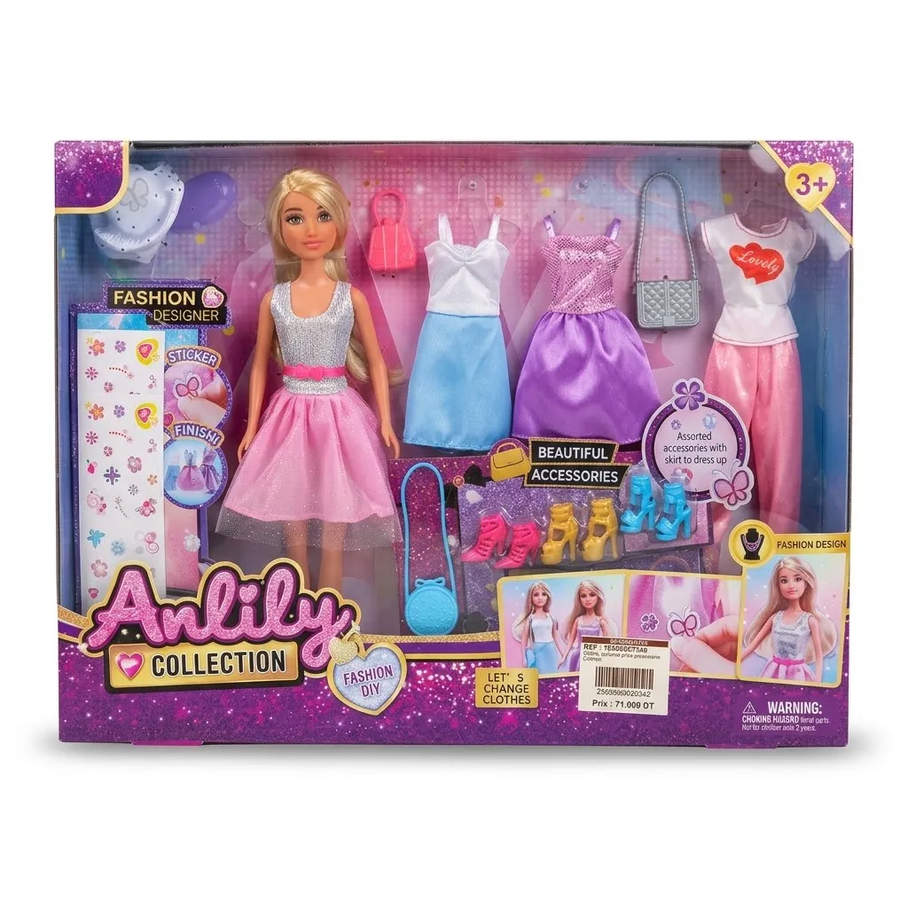 [1650567348] Coffret poupée avec accessoire 616292