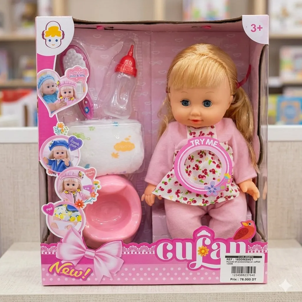 [1650567618] Poupee avec accessoires H31243
