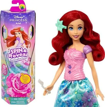 [1650568025] Disney Princess Fashion Doll Spin and Reveal Ariel HTV88