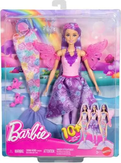 [1650568046] Barbieâ„¢ Dreamtopia Dress-Up Barbie Doll-Refreshed JCP74