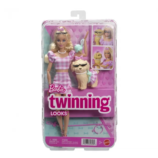 Barbie®️ Twinning Looks Blonde Doll JFP36