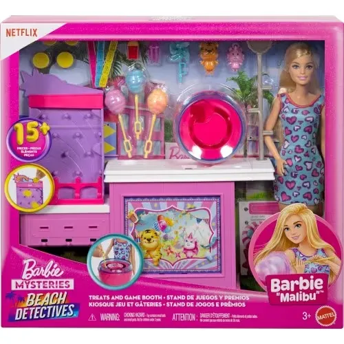 [1650568065] Barbie® Mysteries Cotton Candy and Game Playset JFV67