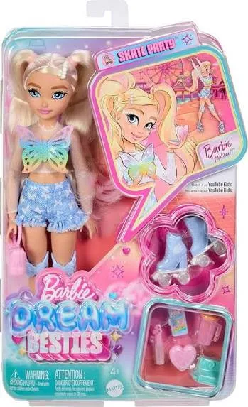 [1650568066] Barbie® Dream Besties Roller Skate Barbie Malibu JFX96