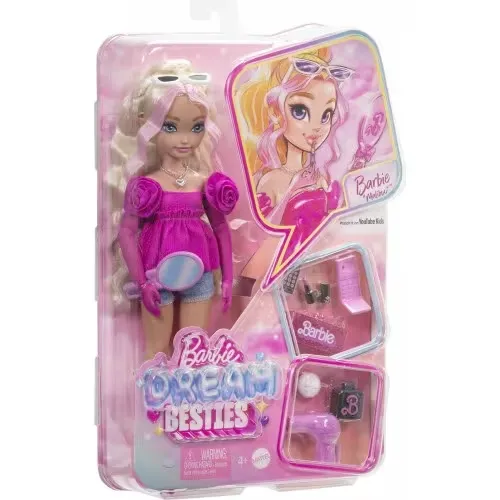 [1650568079] Barbie® Dream Besties Doll Barbie Malibu HYC21