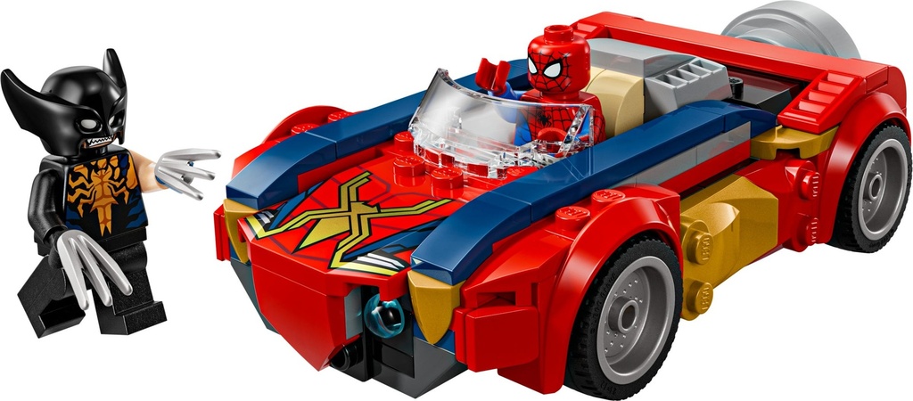 [1650568114] Spider-Man et sa voiture contre Wolverine vénomisé 76336
